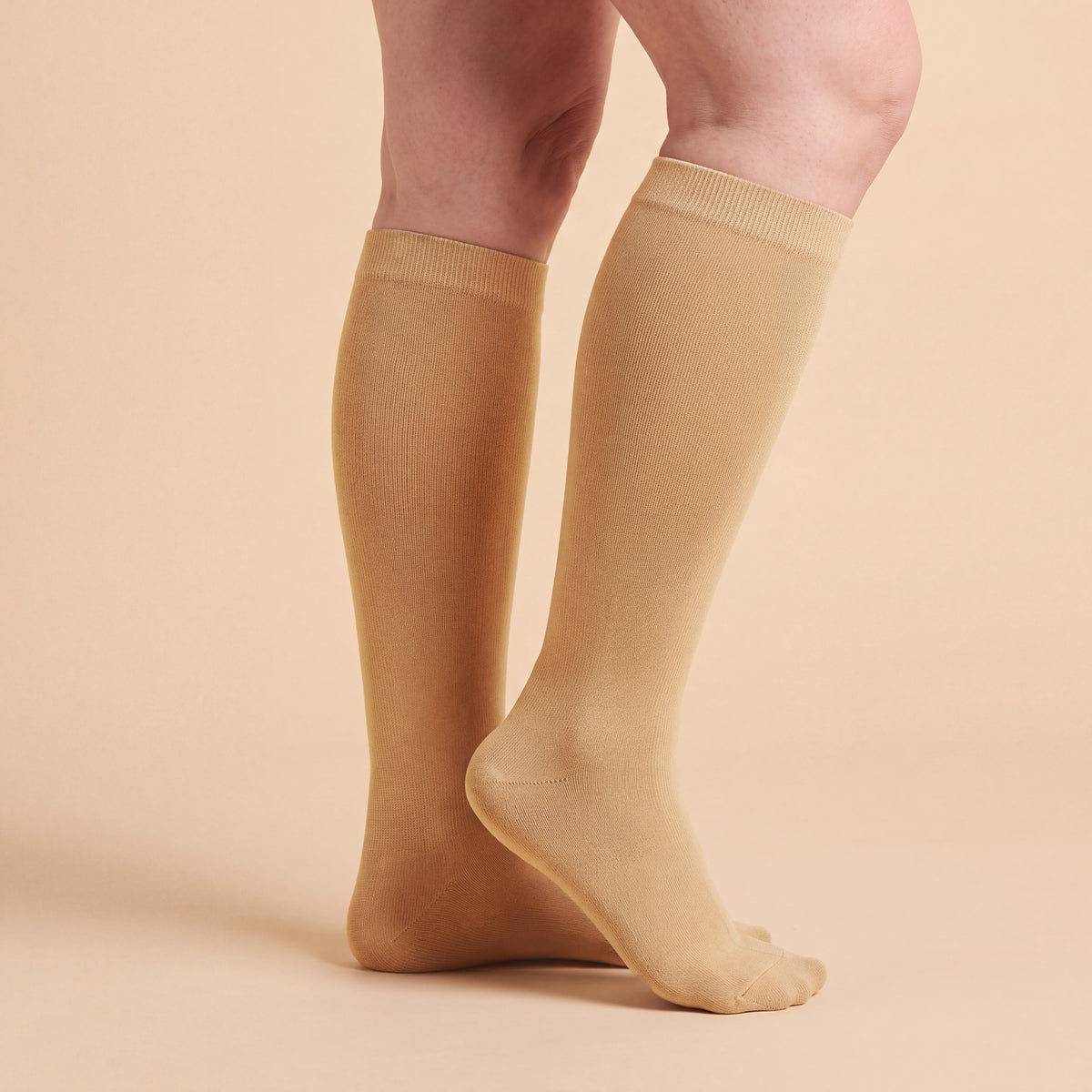 Tan Compression Socks