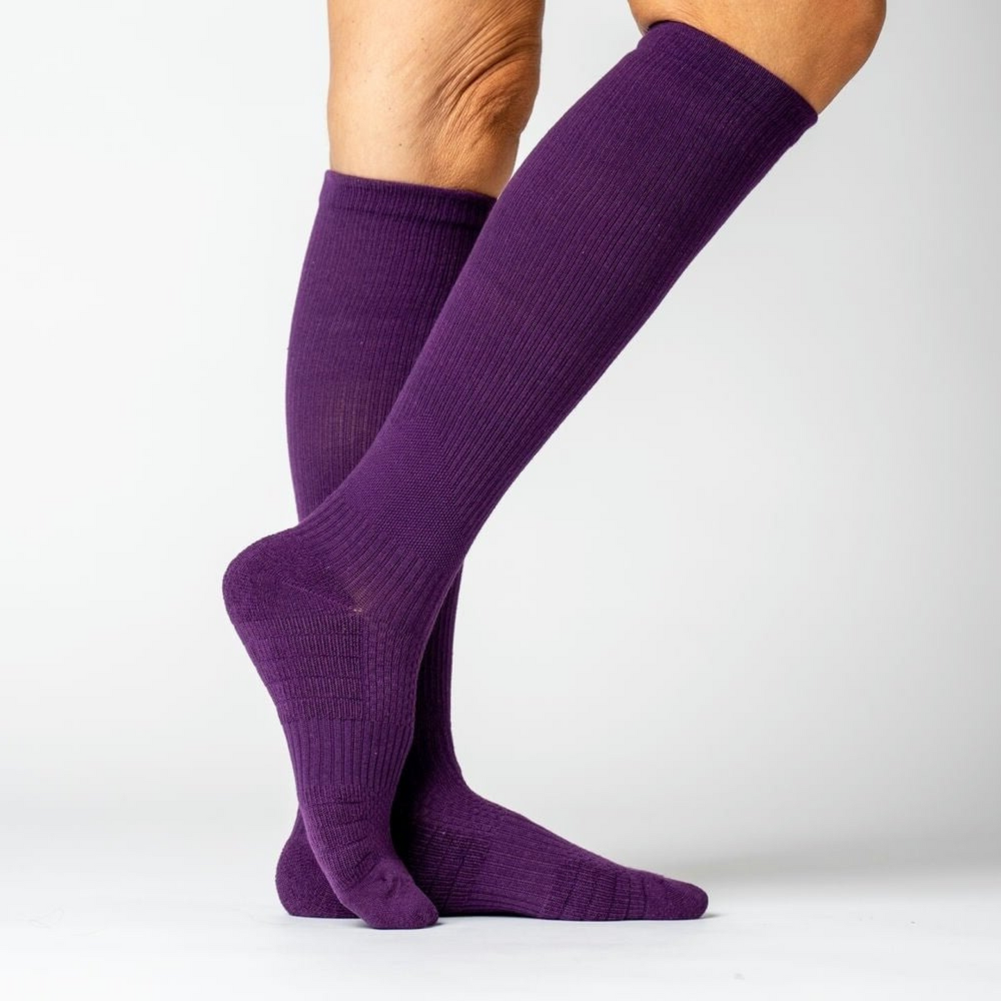 Purple Compression Socks Bundle 5-Pack